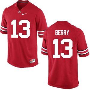 NCAA Ohio State Buckeyes Men's #13 Rashod Berry Red Nike Football College Jersey BZU7545IE